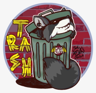 Furry Trash - Racoon - Louisiana State Seal