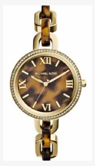 Mk4281 Michael Kors Delaney Mini Golden Tortoise Ladies - Michael Kors Mk4281