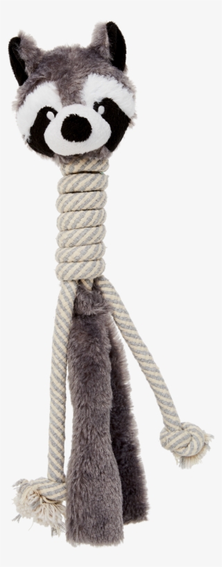 Bud'z Dog Plush Toy With Cotton Long Neck 15” Racoon - Procyon