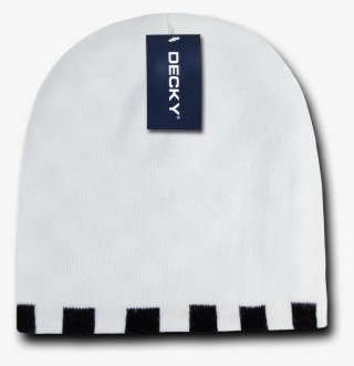 Decky Race Checkered Flag Reversible Beanies Beany - Beanie