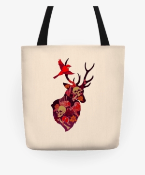 The Shrike & The Stag Tote - Deer Beautiful Art Hannibal