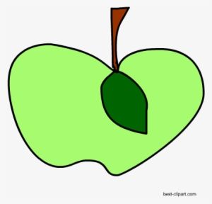 Green Apple Free Png Clip Art - Portable Network Graphics
