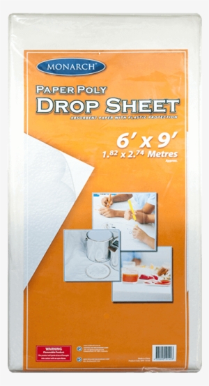 Monarch Paper Poly Drop Sheet - Paper - 600x900 PNG Download - PNGkit