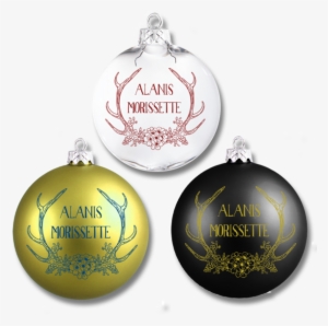 Antlers Ornament Set - Alanis Morissette