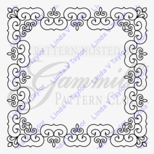 Lt Snowflake Frame - Circle