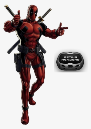 Sword Clipart Deadpool - Deadpool Marvel Avengers Alliance