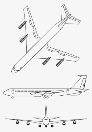 Outline, Cartoon, Airplane, Transportation, Plane, - Airplane Drawing
