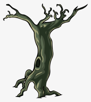 Svg Black And White Download Spooky Forest Free On - Spooky Tree