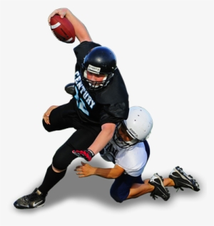 1st - High School Football Player White Background