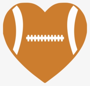 Football Heart - Heart Football Png Free Download