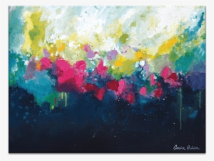 Art Series Cushion Canvas Texture - Artist Lane 10ar - P2627 Abundance In Multi Colored