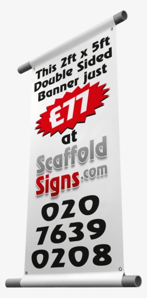 Double Sided Hanging Banner - Poster