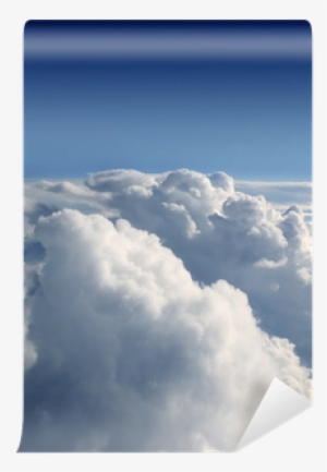 Blue Sky View From Aircraft Airplane And White Clouds, - Cloud