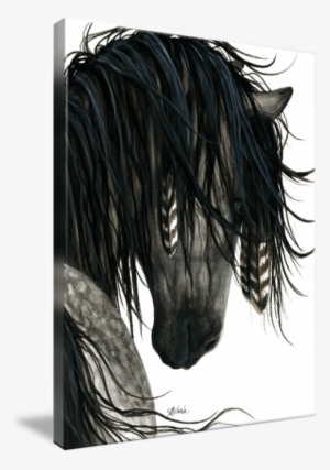 Dreamwalker Majestic Buckskin Dappled Horse Art- Giclee - Latitude Run 'majestic Dapple' Graphic Art Print