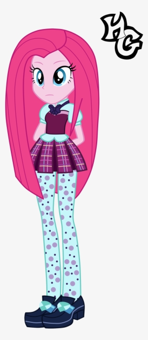 Vector Crystal Hipster - My Little Pony Crystal Prep Pinkie Pie