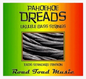 Kala Road Toad Pahoehoe Dreads 4-string Ubass Strings - Road Toad Music Pahoehoe Dreads Ukuele Bass Strings