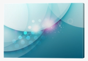 Cuadro En Lienzo Olas Elegantes De Colores Con Destellos - Light