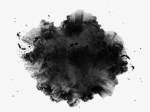 Explosion Texture Png Download - Black Color Smoke Png