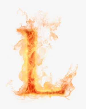 Fire Letter L Png