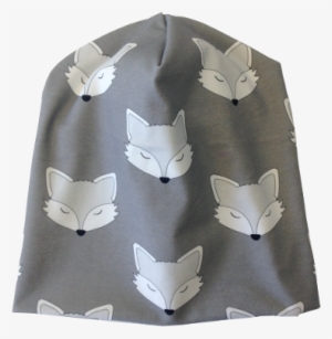 Wrinkled Beanie For Kids, Foxes - Mask