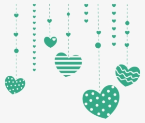 Falling Heart Cliparts - Heart Polka Dot Png