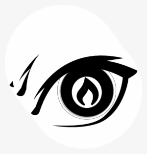 Burning Eye Clip Art - Anime Vampire Eyes Drawing