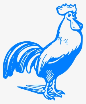 Rooster Chicken Crow - Rooster Clip Art Black And White