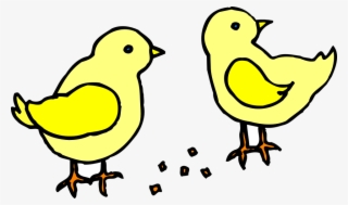 Chicks With Feed Clip Art At Clker - Chicks Pictures Clip Art