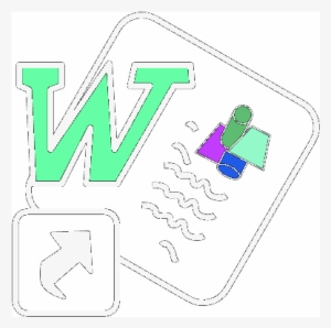 Flower Border Vector Material - Microsoft Word 97 Logo