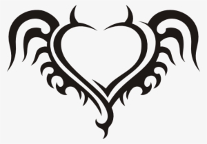 This Free Clipart Png Design Of Tribal Heart Clipart