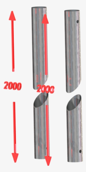 Pair Of 200cm Columns For Ceiling Install - Ceiling