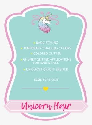 Unicorn Mane Pricing Graphic - Unicorn