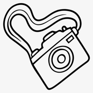 Medium Image - Camera Clipart Black And White Simple
