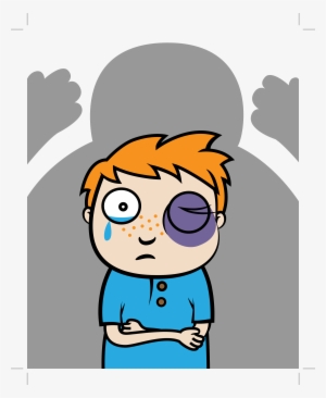 Black Eye Royalty-free Clip Art - Victim Of Bullying Cartoon
