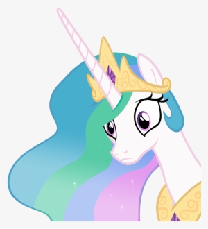 Clipart Unicorn Princess - Celestia Face