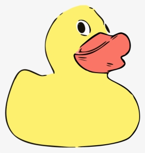 Rubber Duck Vector Graphic Art Free Vector Silhouette - Duck