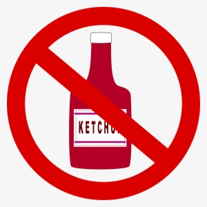 This Free Icons Png Design Of Ketchup Forbidden