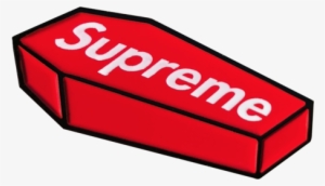 Kill The Giant Coffin Supreme Pin - 1pc Supreme Box Logo Skateboard Sticker