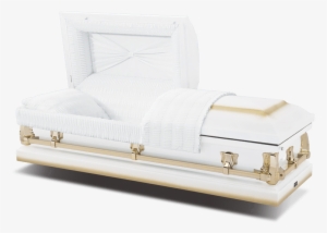 Aries White Casket - Coffin