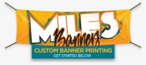 Miles Banners Order Custom Banners Png Custom Thanksgiving - Banner
