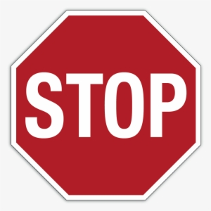 Crosswalk & Slow Signs - Stop Sign