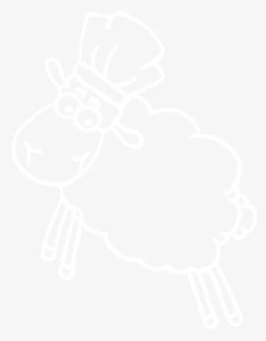 Clip Art Black And White Library Two Black Sheep A - Drawingwiffwaffles