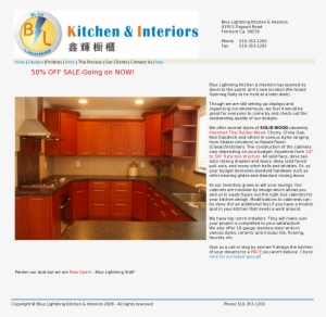 Blue Lightning Kitchen & Interiors Competitors, Revenue - Kitchen Interiors