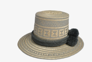 Lazo Straw Hat With Pom Poms Hatband - Straw