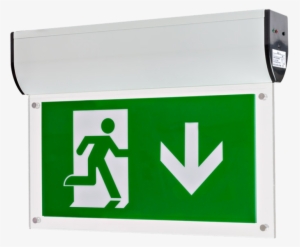 4w Led Self-contained Surface 'hanging Blade' Exit - Hanging Exit Led Sign