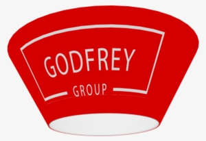 Premium Tapered Round Hanging Sign, 10'd X 4'h - Illustration