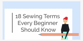 Sewing Terms - Cartoon