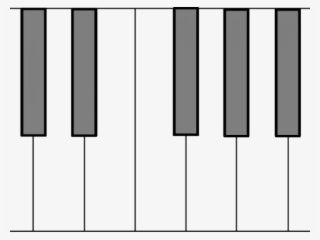 Cartoon Piano Keys - Musical Keyboard