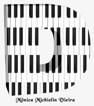 Alfabeto Teclas Do Piano Em 3d Png - Alfabeto Em Forma De Teclado Musical Png