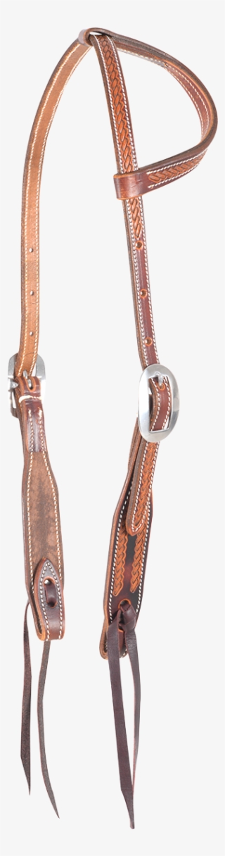 Martin Saddlery Rope Border Slip Ear Headstall - Longbow